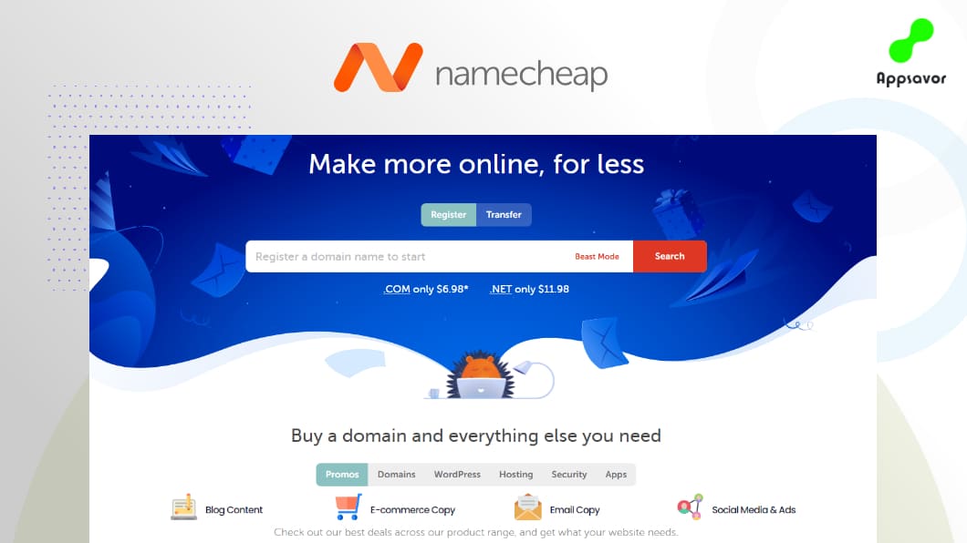 Namecheap Domain Name Registration