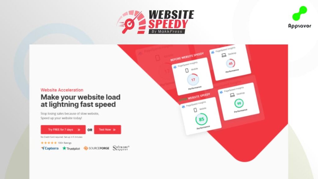 Website Speedy-Lifetime Deal